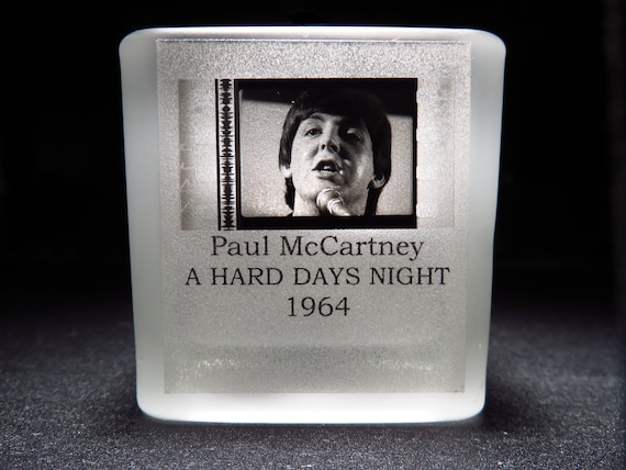 A Hard Days Night - Paul McCartney -  Glass Candle Votive
