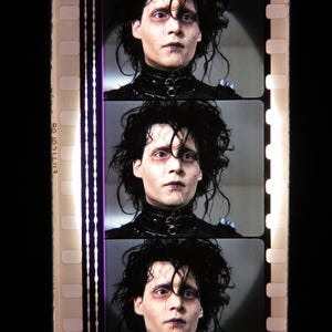 EDWARD SCISSORHANDS - Johnny Depp - Film Strip