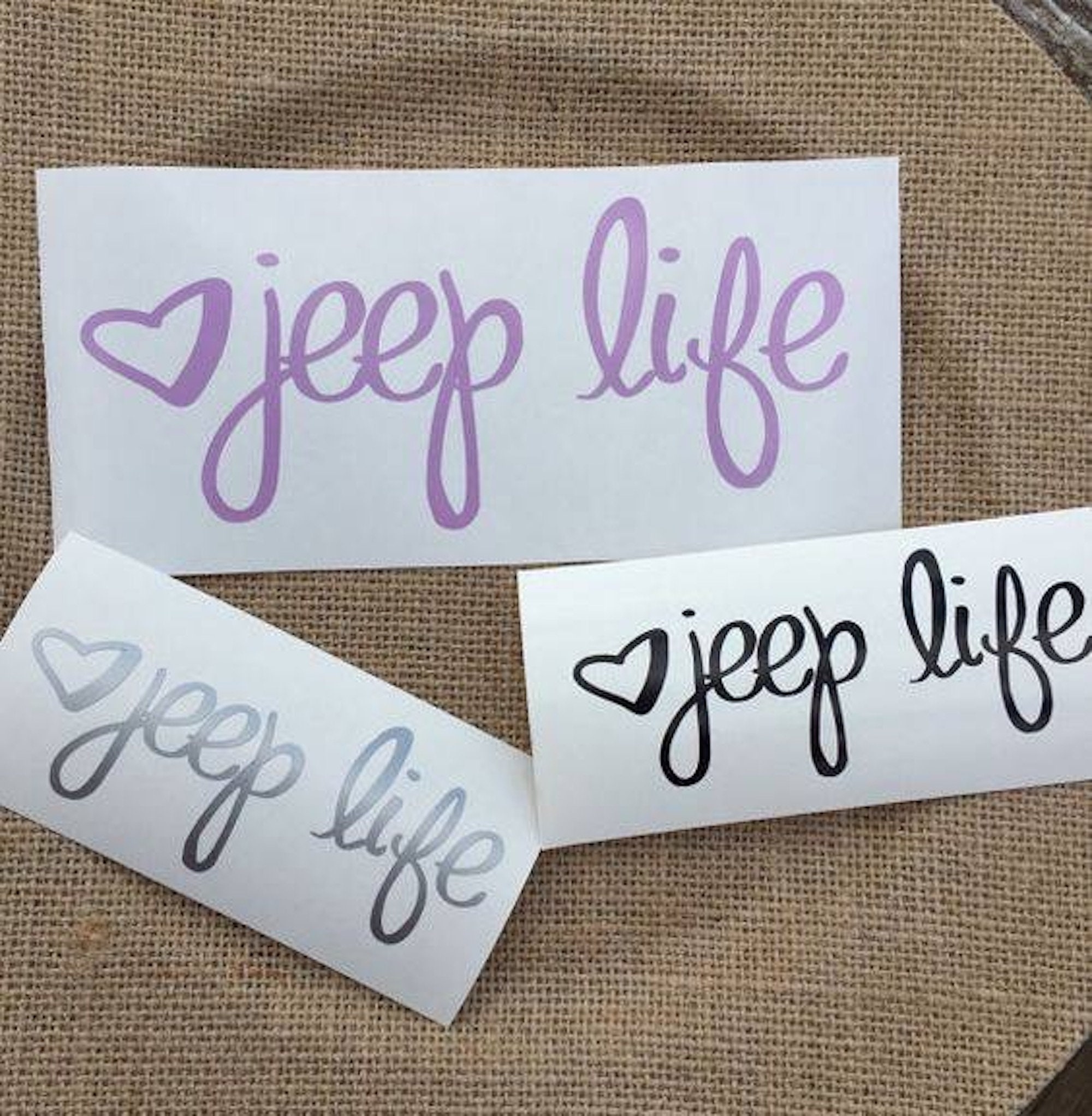 JEEP Life Decal Jeep Life Window Decal Car Vinyl Decal Etsy