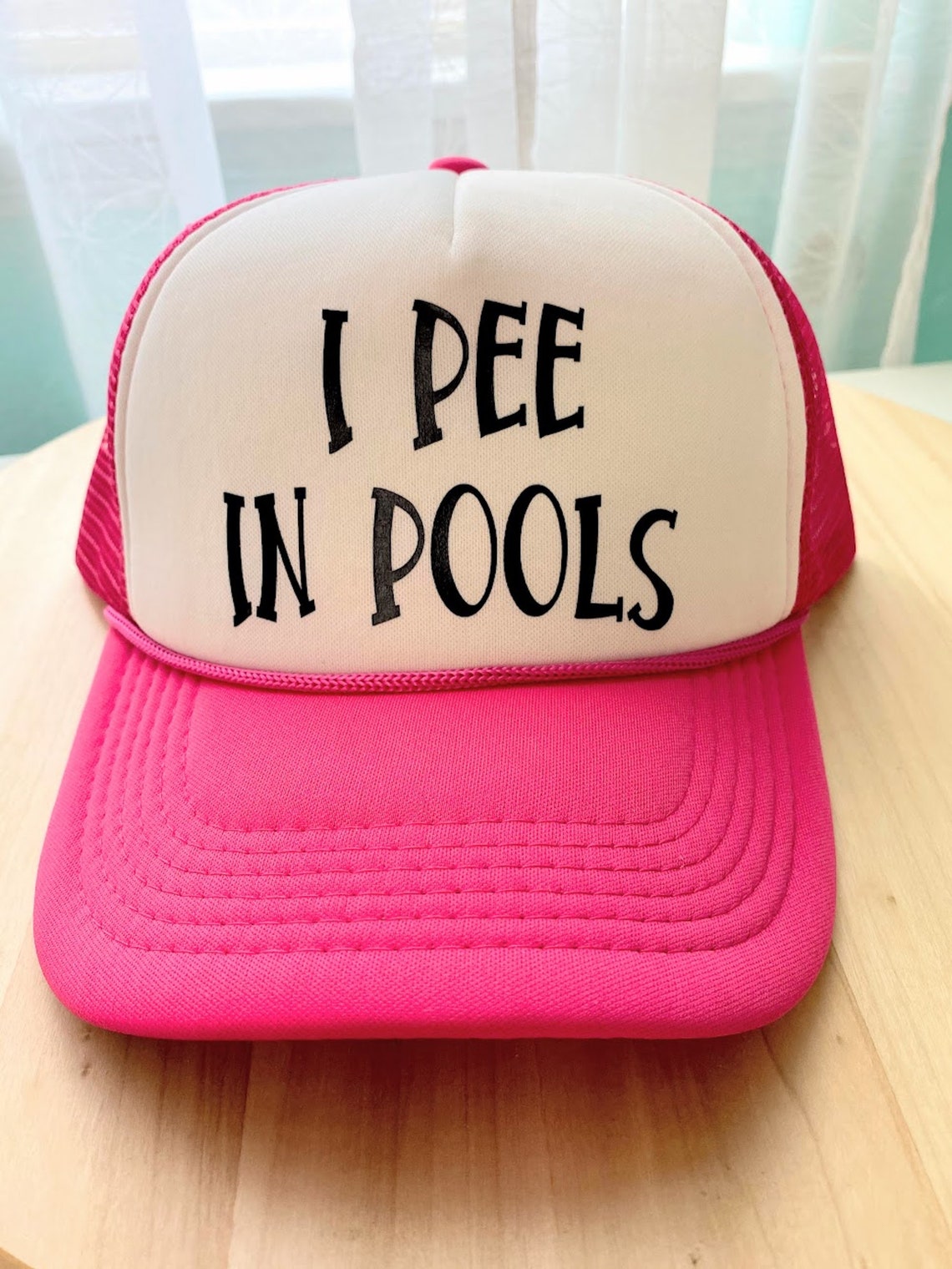 I pee in pools hat trucker hat for women funny sarcastic silly Etsy