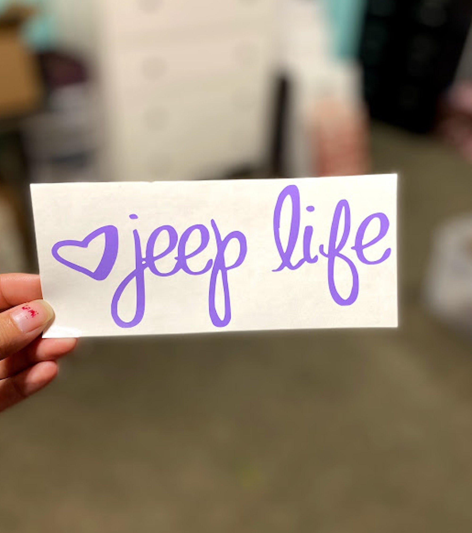 JEEP Life Decal Jeep Life Window Decal Car Vinyl Decal Etsy