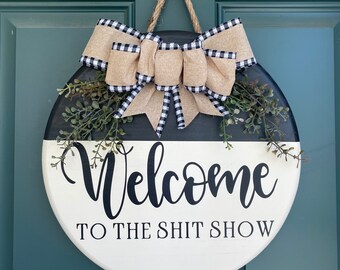 Add a Dash of Humor with this Funny Door Sign