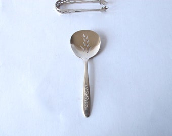 Community silver plate spoon wheat pattern