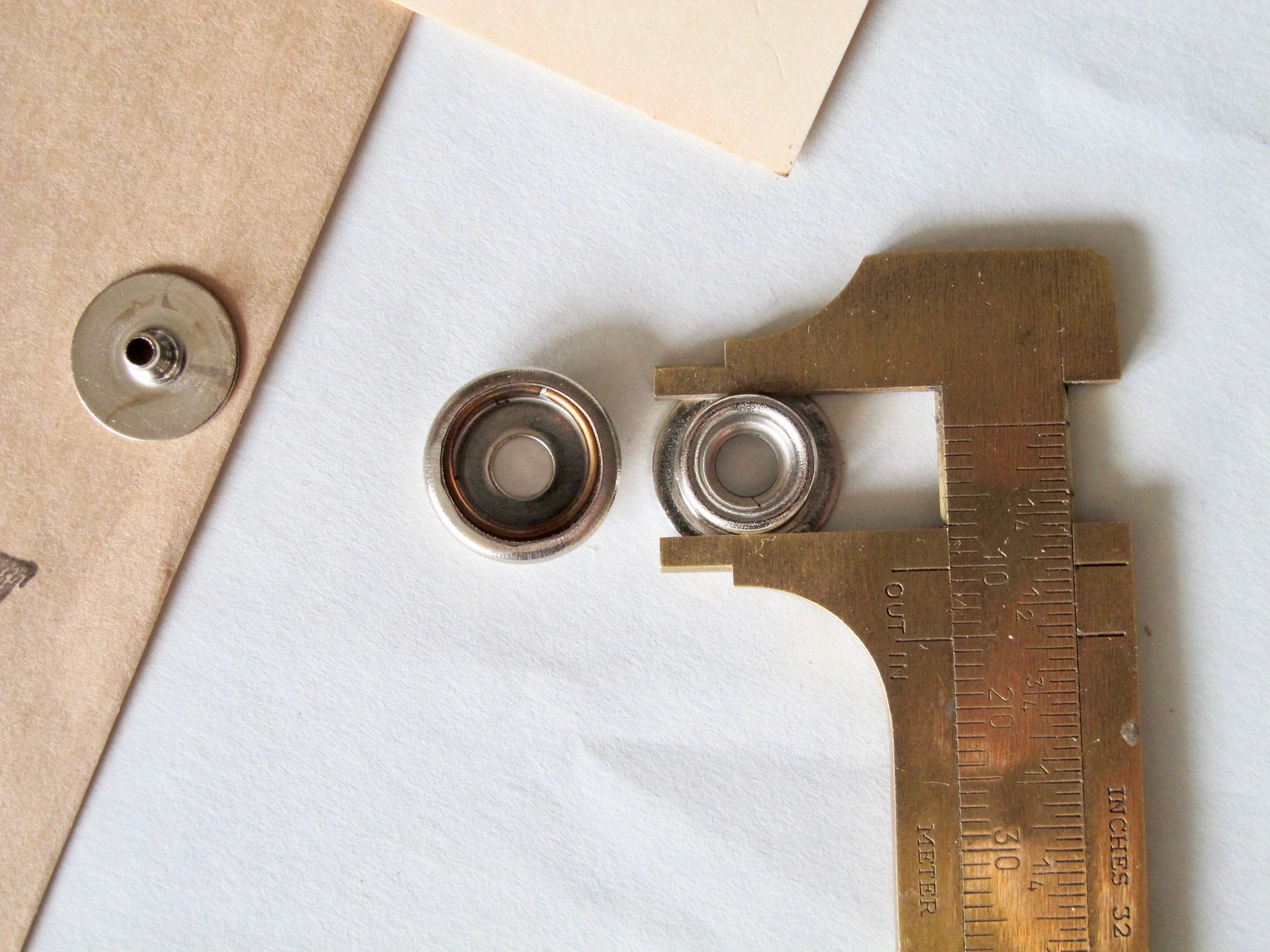 Button Snap in Nickel for Your Next Craft Project - Etsy