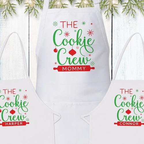 Christmas Apron for Kids Cute Gift Official Cookie Taster Etsy