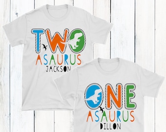 Personalized Dinosaur Birthday Shirt: Custom Dino Tee