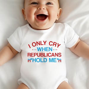 Democrat Baby Onesie: Funny Political Newborn Outfit