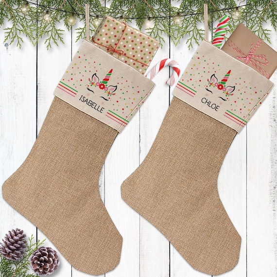 little girl christmas stocking