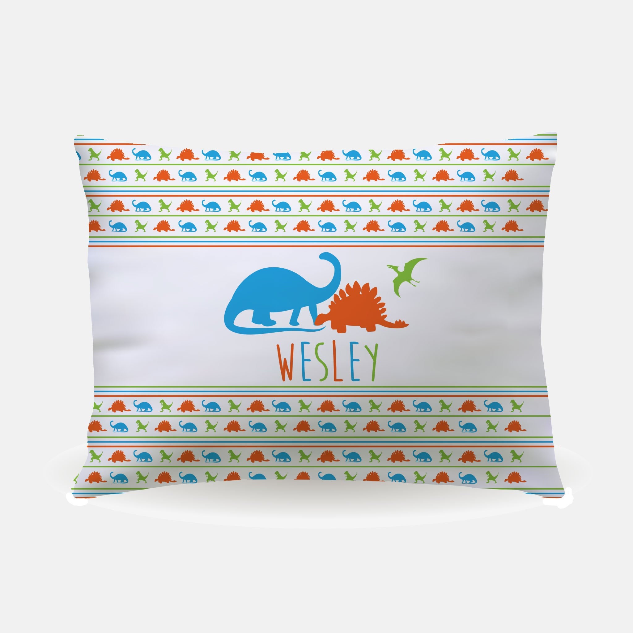 Dinosaur Gift Dinosaur Pillow Case Dinosaur Bedding For Etsy