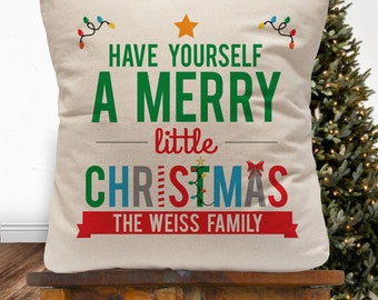 Christmas Pillow Cover, Christmas Throw Pillow, Christmas Decor, Personalized Christmas Decor, Custom Pillow Covers, Custom Christmas Gift