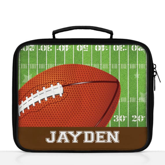 football lunch bag