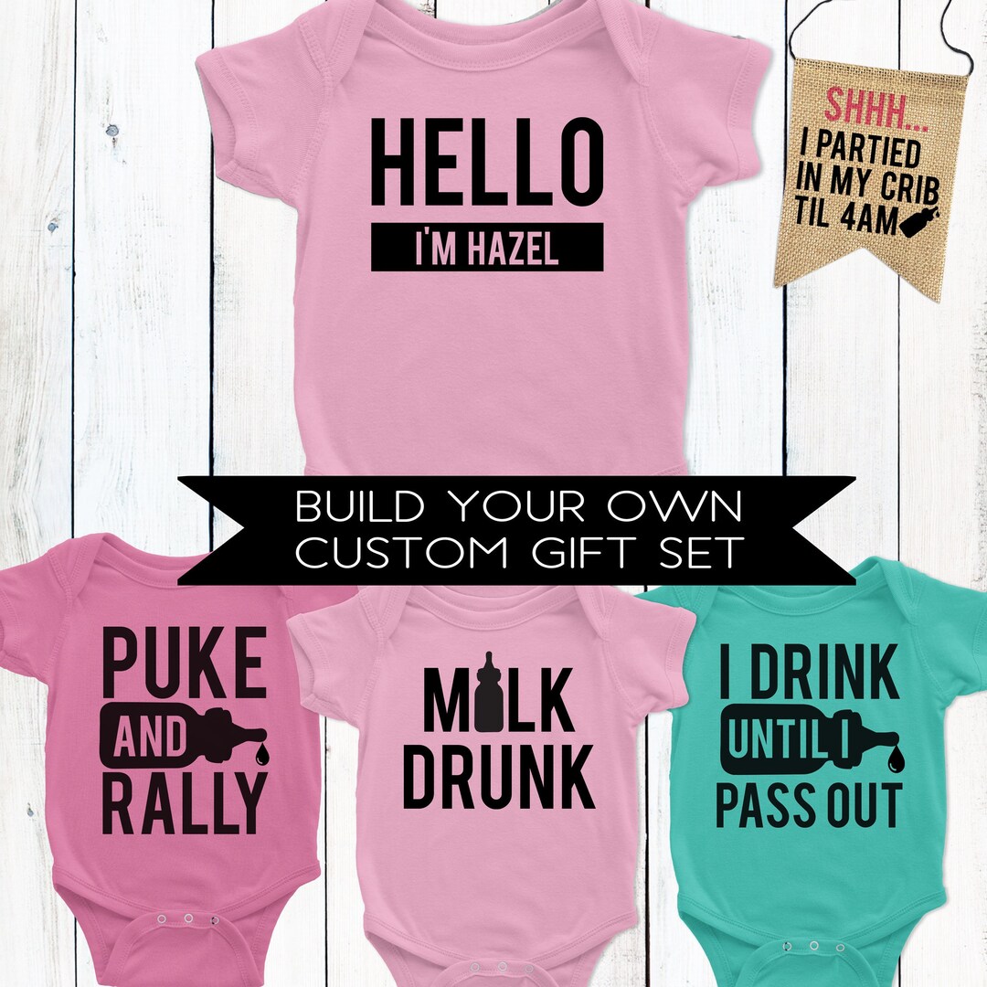 Baby Girl Gift Box Funny Baby Shower Gift for New Parents Etsy