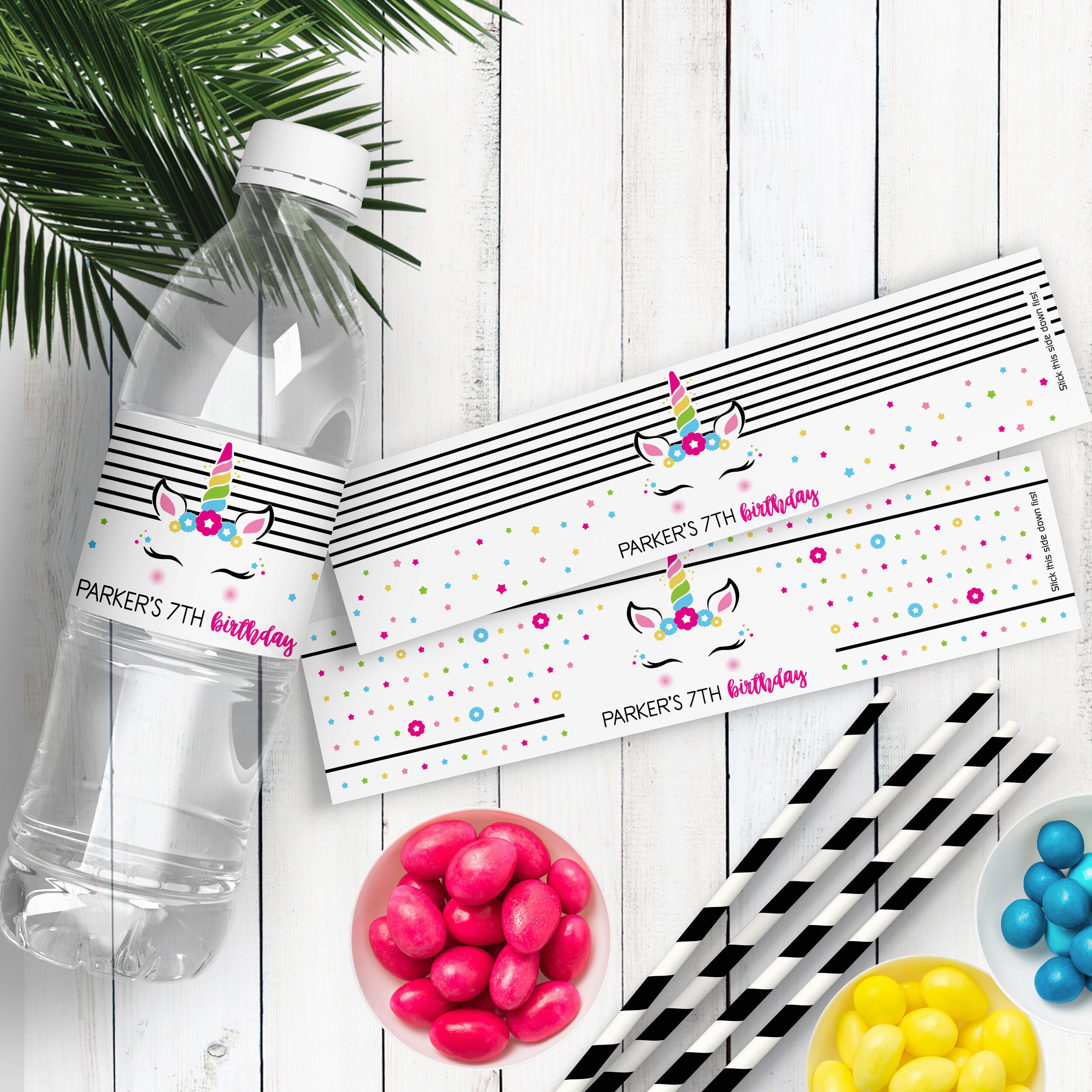 Girls Birthday Favors Bulk Personalized Unicorn Party Favor Etsy