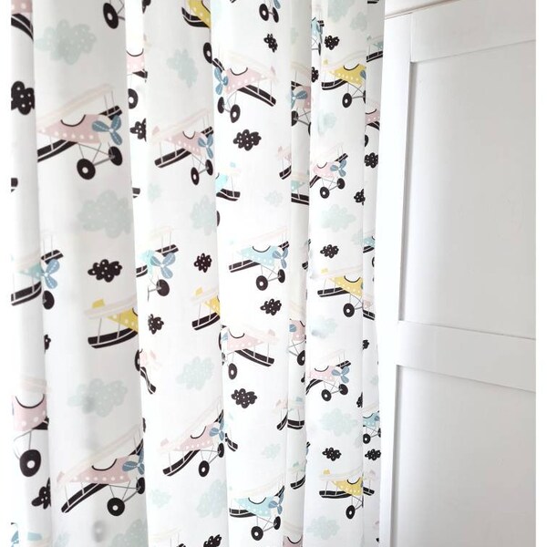 Airplane Curtains Etsy