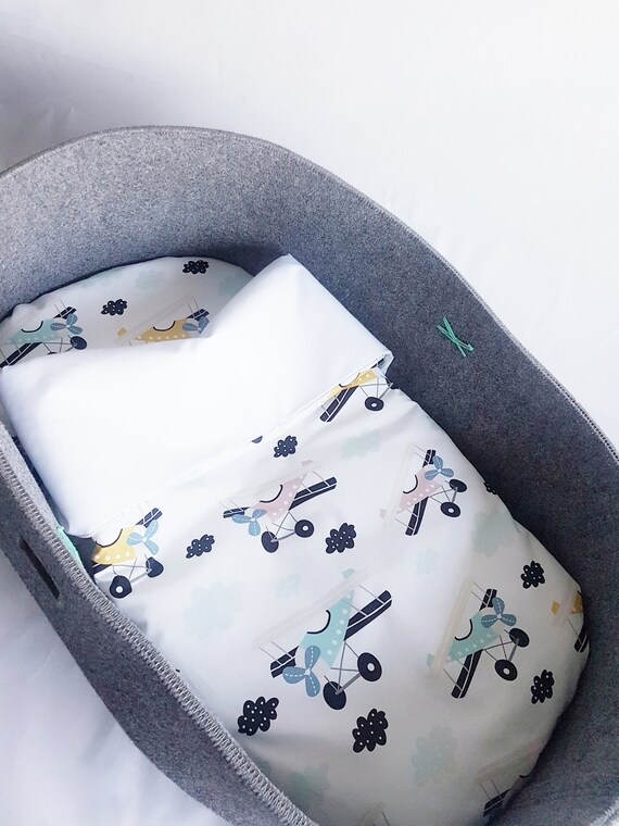 Nursery Baby Crib Bedding Set Duvet And Pillow Set With Air Etsy