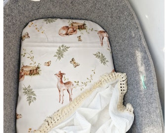 Woodland Nursery Bedding, Crib Fitted Sheet, Cotton Kids Bedding, Animal Baby Bedding, Toddler Bed Sheet, Baby Forest Bedding.