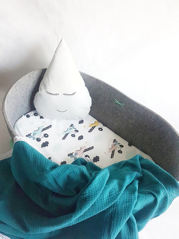 aeroplane cot bedding