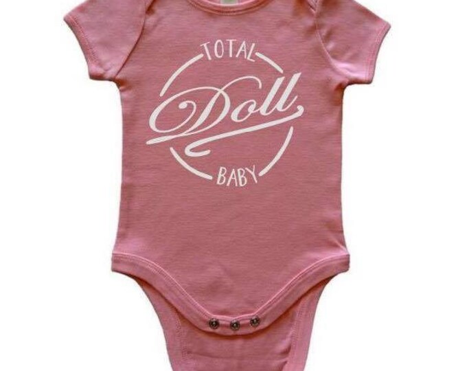 Total Doll Baby, Doll Onesie, Doll Baby, Baby Sister, Baby Shower Gift ...