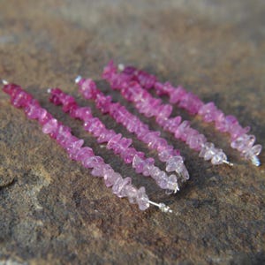 Ombre Ruby Polished Nuggets