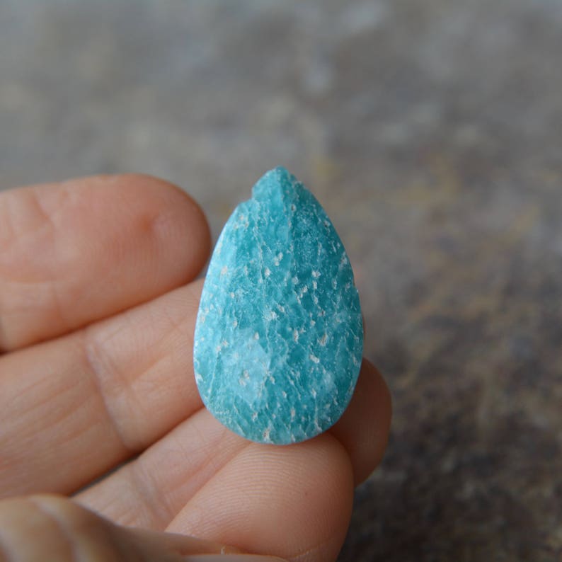 Russian Amazonite Pendant Bead Destash