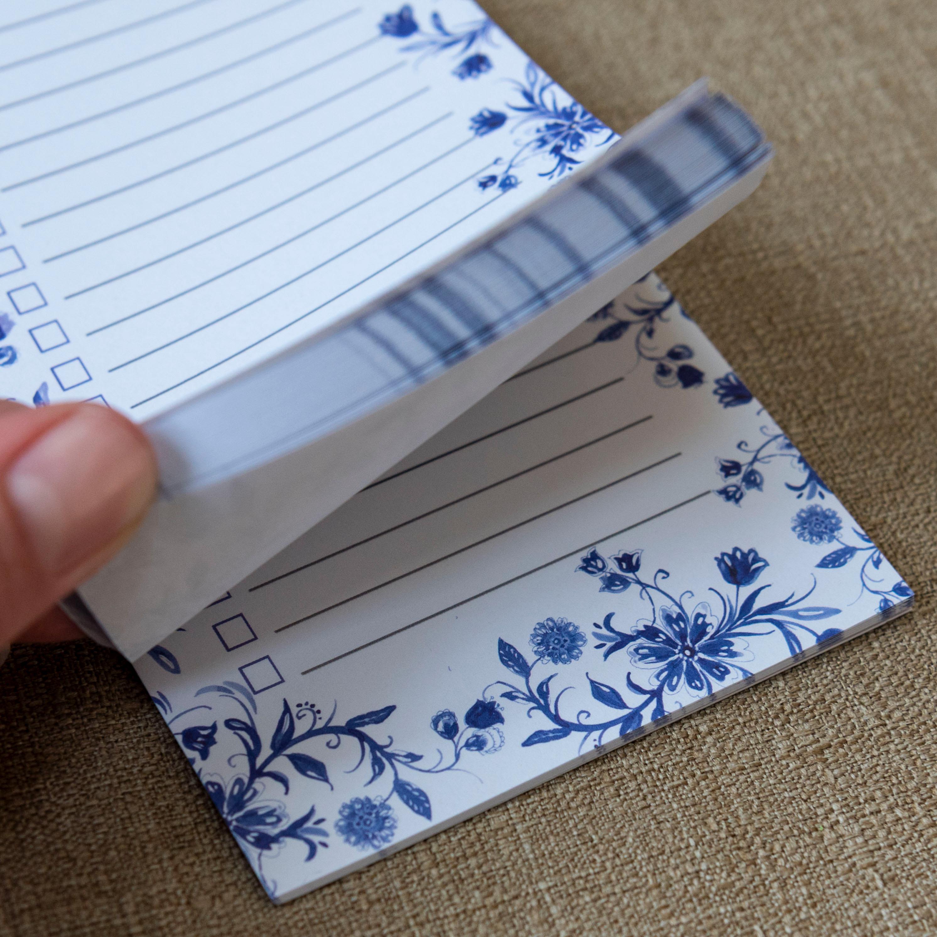 Note Pad Magnet Planner Magnet Floral Notepad for Teacher Grocery List for Fridge ...
