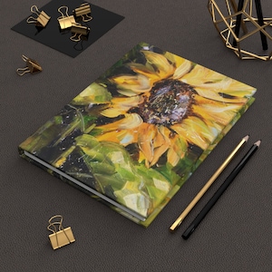Sunflower Notebook Sunflower Gift for Woman Sunflower Journal Sunflower Gift for Friend Sunflower Diary Sunflower Daily Journal Gift