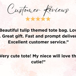 Tulip Names Tote Tulip Varietals Grocery Tote with Tulips Book Tote Bag Art Tote Tulip Name Gift for Tulip Gardener Teacher Gift Tulip image 17