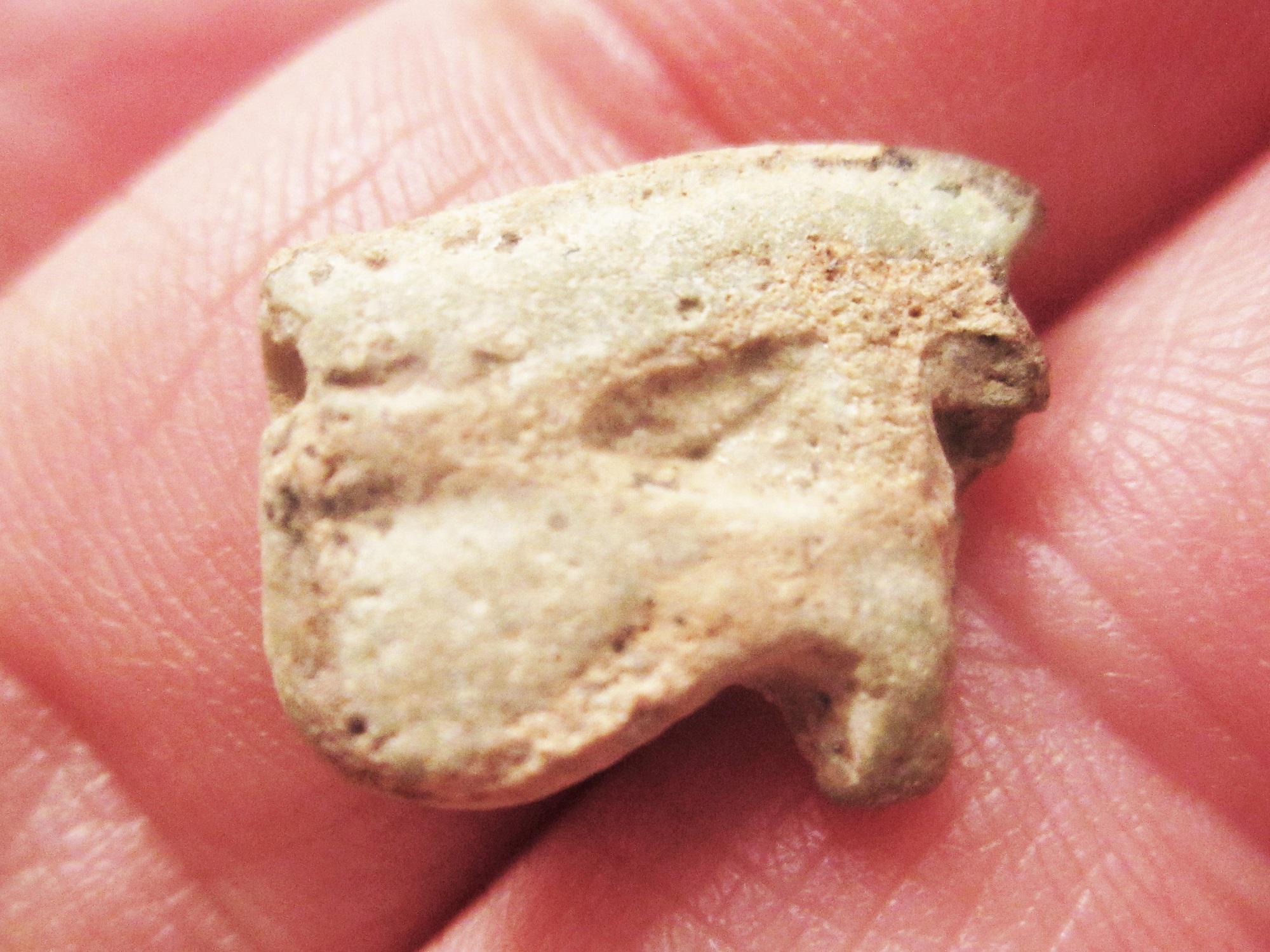 Amulette égyptienne Antique Rare - Œil D'Horus En Faïence/pierre - Provenance Luxor
