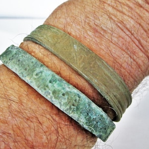 Original Wikinger Drachenkopf Armband & Armreif aus Bronze mit verzierter Armspange: Mittelalterliche Geschichte zum Tragen