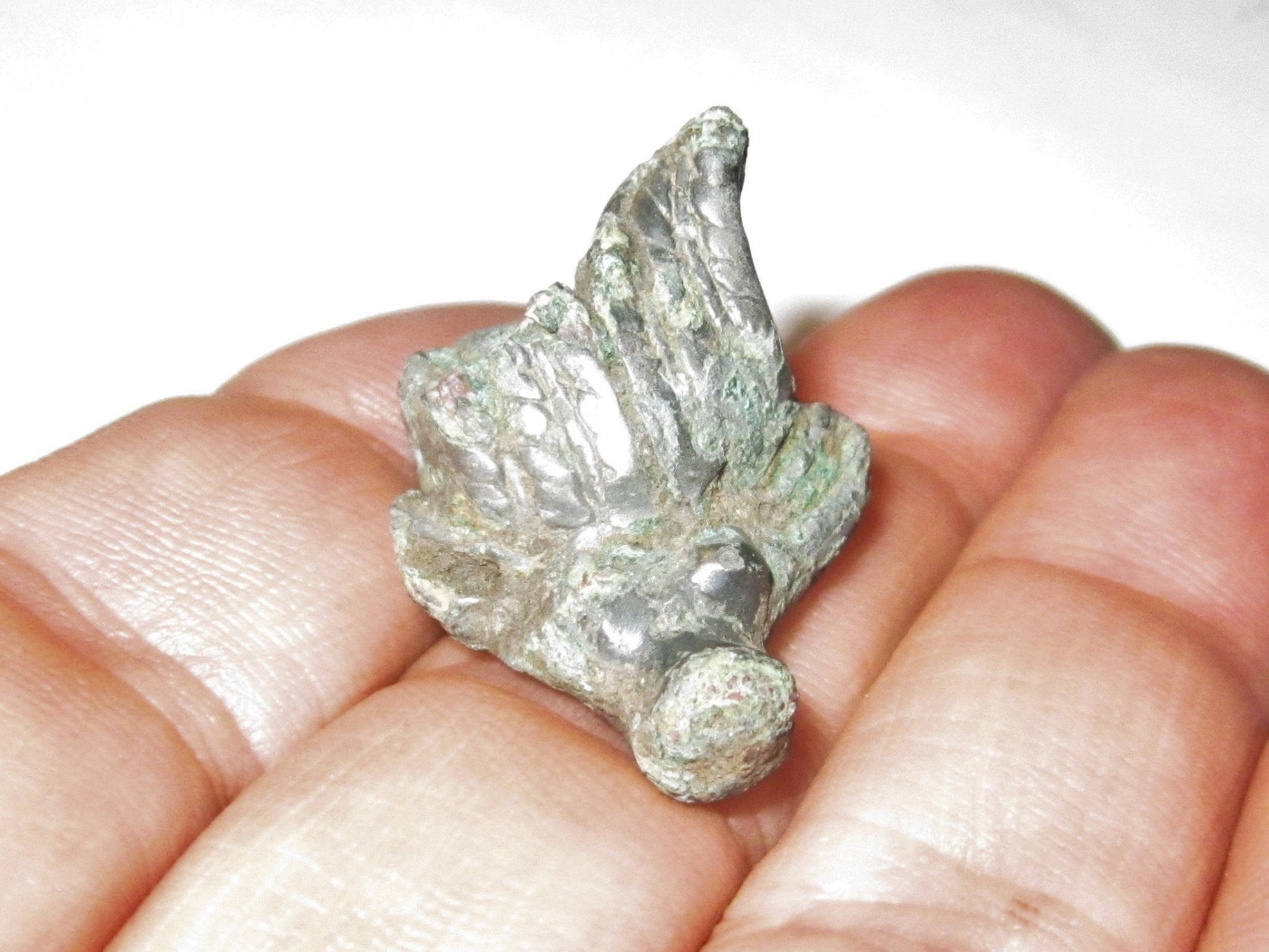 Koban Billon Boar's Head Amulet North Caucasus c 1100 - 400 BC  - Late Bronze Early Iron Age
