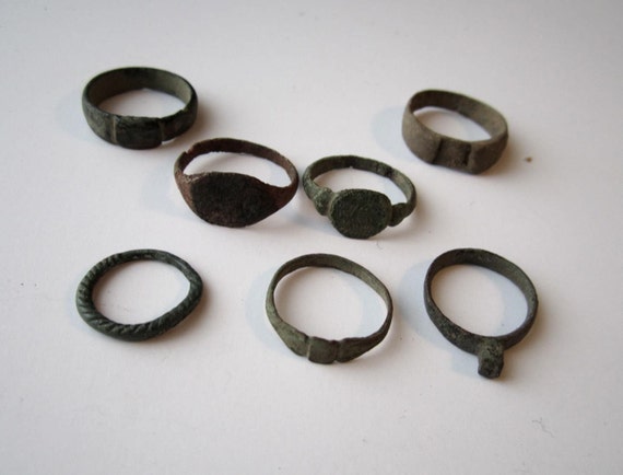Authentic Viking Bronze Decorative Rings c. 800-1… - image 1