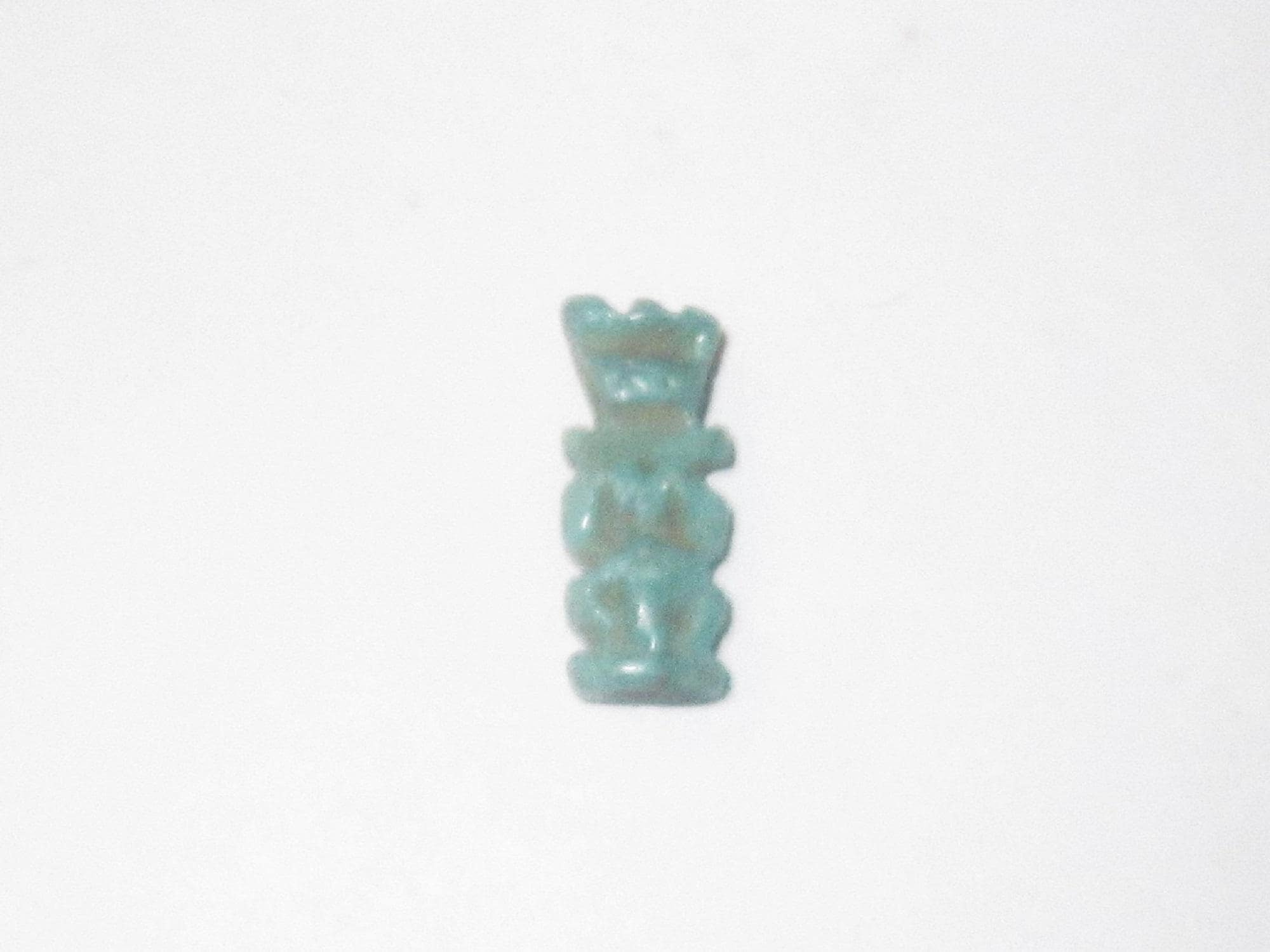 古代エジプト　ファイアンス　アミュレット　ベス 古代エジプト ファイアンス アミュレット ベス