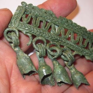 Viking Slavic Cast Bell Pendant Fragment - Heavy Copper Alloy, Kievan Rus - c. 1100 - 1200AD