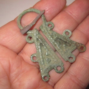 VIKING Penannular Brooch or Fibula from Lake Ladoga Region, authentic wearable history from 1000 AD