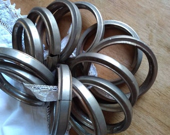 Curtain Rings Mid Century Metal Large French Vintage