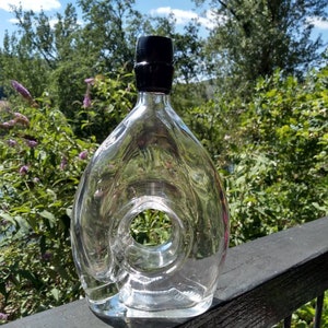 Bottle Carafe unusual for Vinaigrette Wine Spirits Water Vase French Vintage