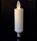 4" raggedy junction Moving flame electric bulb