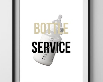 Bottle Service Sign | The Big One Birthday Sign | The Notorious One Birthday Sign | First Birthday Sign | Biggie Smalls