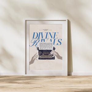 Divine Rivals Print, Divine Rivals Poster, Divine Rivals, Book Print, Book Poster, Rebecca Ross, Booktok, Bookstagram, Book Gift