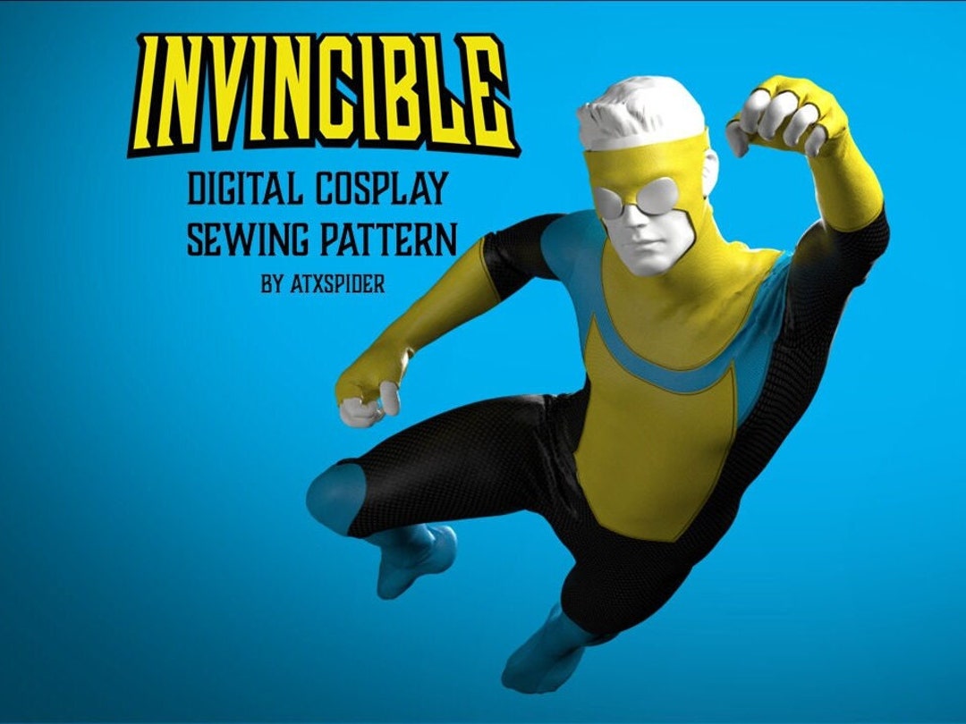 Invincible comic Sewing and Dye Sub Pattern Cosplay Bodysuit Male - Etsy
