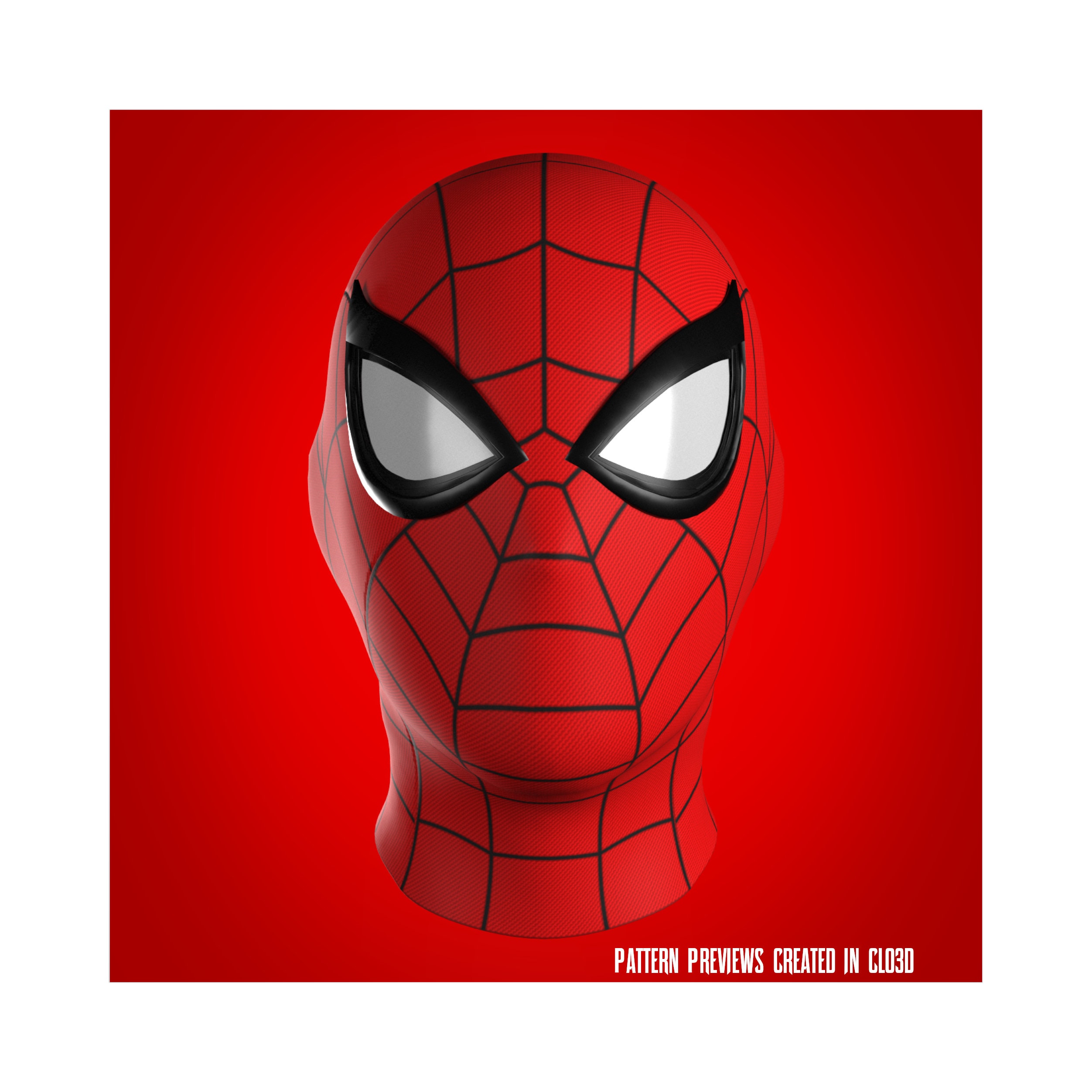 スーパーヒーローのコスプレ用スパイダーマンマスク縫製/ダイサブ