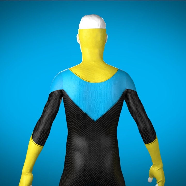 Invincible Pattern Suit Invincible comic Sewing and Dye Sub Pattern Cosplay Bodysuit Male - Etsy