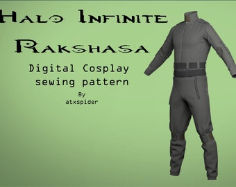 Rakshasa Flight Suit Sewing Pattern Halo Infinite Cosplay