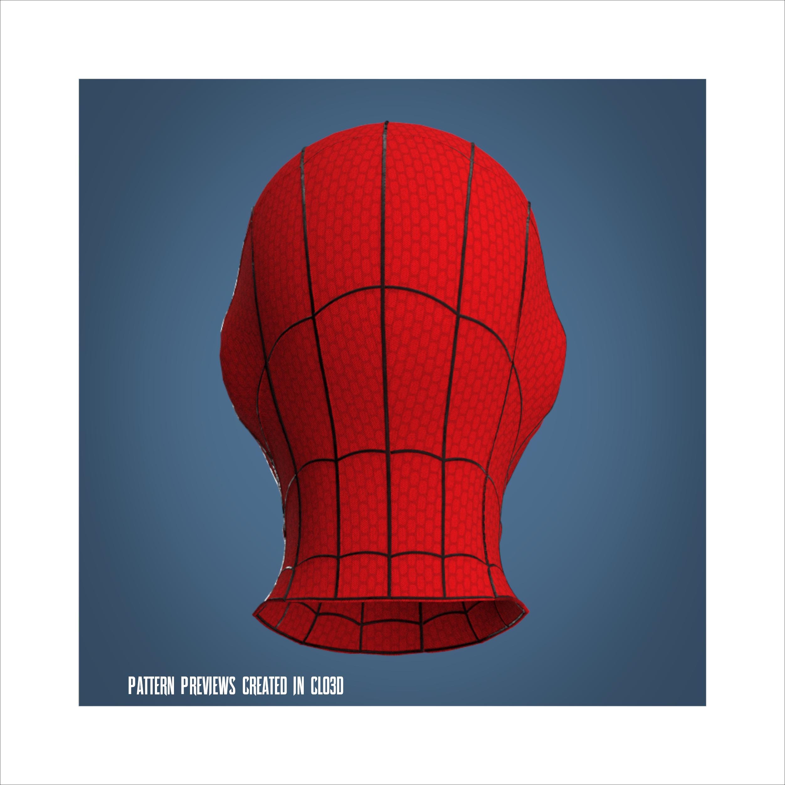 スパイダーマン：ブラン・ニュー・デイ マスク 縫製/ダイサブパターン