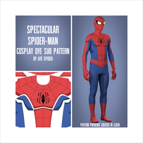 素晴らしいスパイダーマン ダイサブパターン コスプレ ボディスーツ