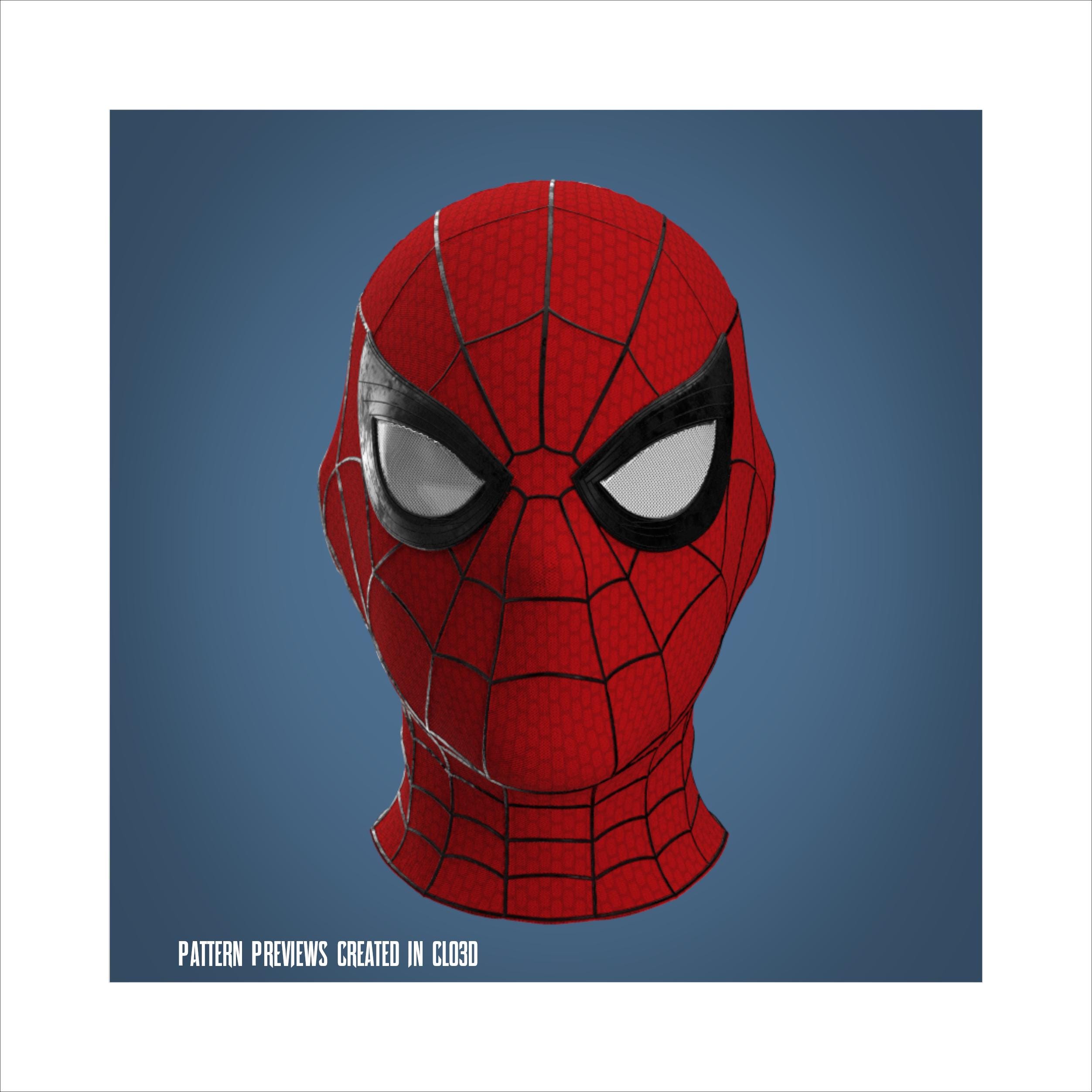 スパイダーマン：ブラン・ニュー・デイ マスク 縫製/ダイサブパターン