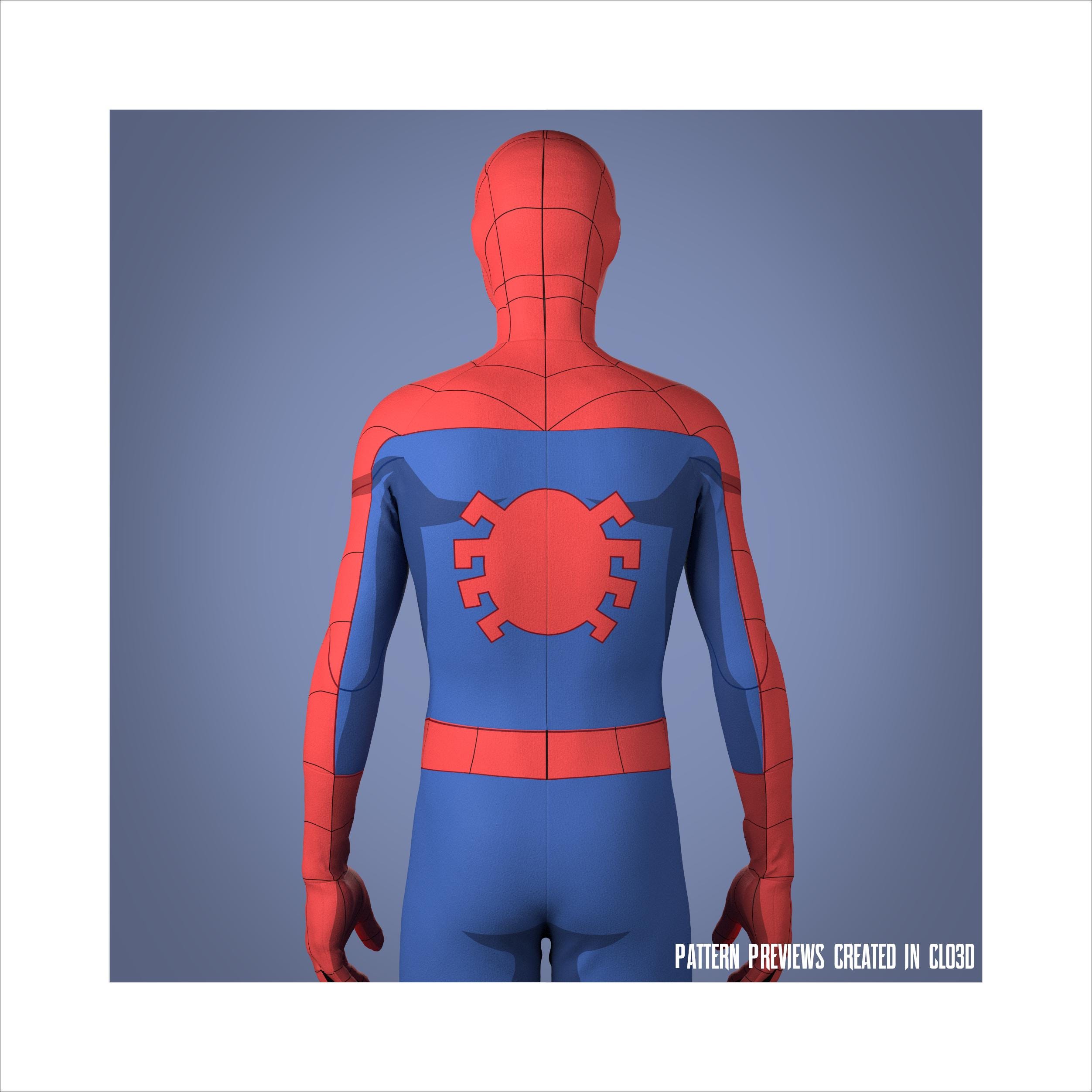 素晴らしいスパイダーマン ダイサブパターン コスプレ ボディスーツ