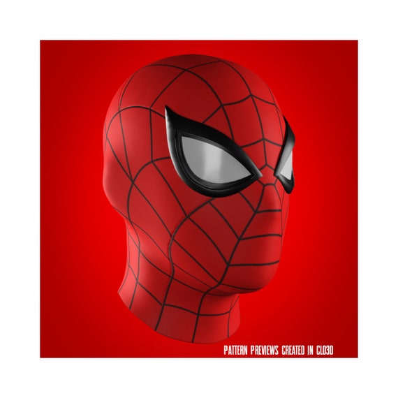 スーパーヒーローのコスプレ用スパイダーマンマスク縫製/ダイサブ