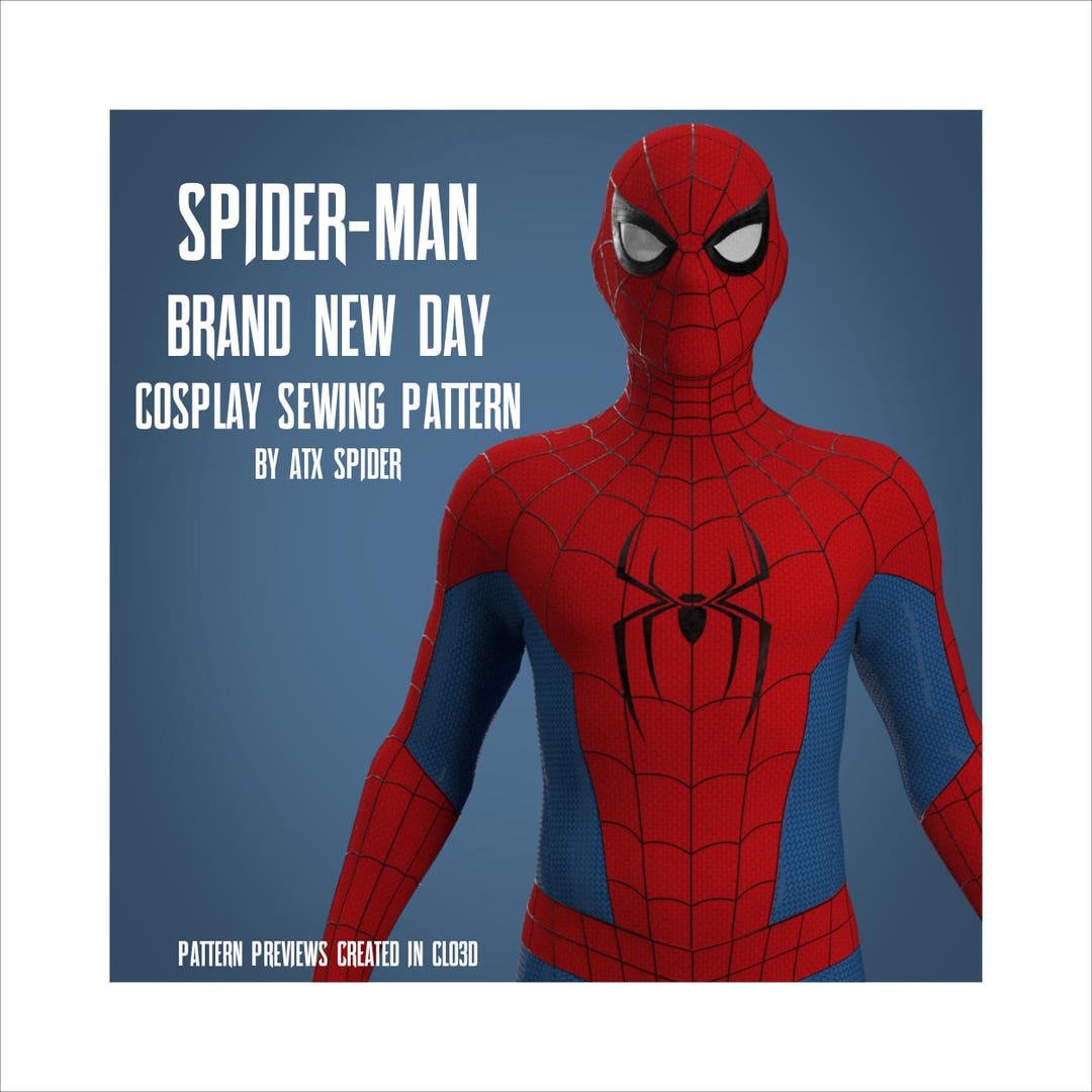 スパイダーマン ブランドニューデイ レプリカ 縫製とカラー生地昇華