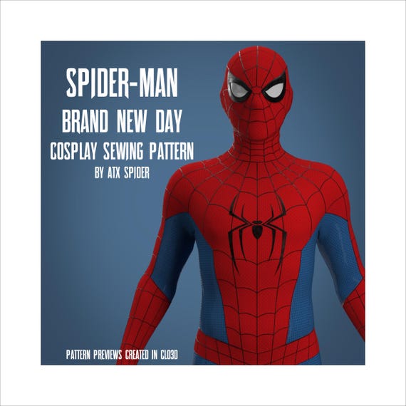 スパイダーマン ブランドニューデイ レプリカ 縫製とカラー生地昇華